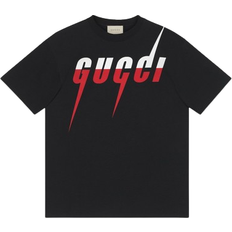 Gucci t shirt Gucci Brand Print T-shirt - Black