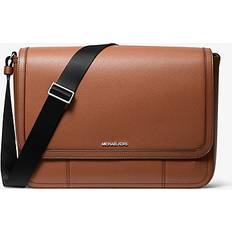 Brown - Leather Messenger Bags Michael Kors Cooper Leather Messenger Bag Brown ONE SIZE
