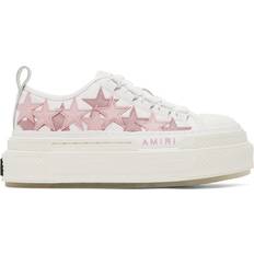 White platform sneakers women Amiri Stars Platform Court Low W - White/Pink