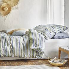 Streifen Bettbezüge Irisette Seersucker Bettwäsche Streifen Bettbezug (200x135cm)