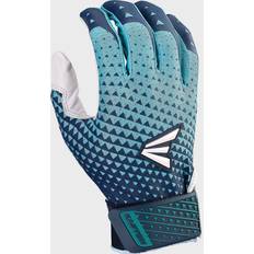 Easton Baseball Gloves & Mitts Easton Ghost NX Fastpitch Adult Batting Gloves White/Navy/Turquoise LRG
