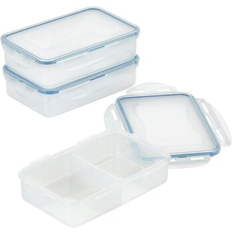 Lock & Lock Easy Essentials on the Go Meals Divided Food Container