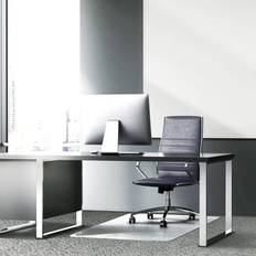 Desk Mats Floortex Glaciermat Heavy Duty Glass Chair Mat