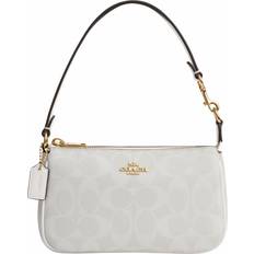 White Handbags Coach Nolita 19 In Signature - Gold/Chalk/Glacierwhite