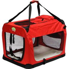 Go Pet Club Dog Cages & Dog Carrier Bags - Dogs Pets Go Pet Club Collapsible Pet Carrier with 2 Doors 33x33cm