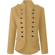 Women - Yellow Coats Lawor Women's Warehouse Sale Warm Faux Coat Cardigan - Yellow