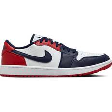Men Golf Shoes Nike Air Jordan 1 Low G M - White/Varsity Red/Obsidian