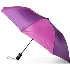 Steel Umbrellas Totes Recycled Canopy Auto Open Rain Umbrella Purple/Multi