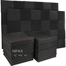 Acoustic foam panels Acoustic Panels Soundproof Studio Foam for Walls 50-pack