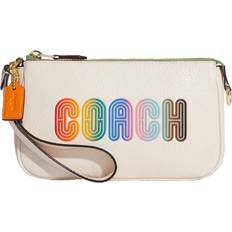 Credit Card Slots Clutches Coach Nolita 19 Rainbow Leather Purse #CA438