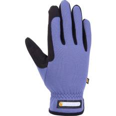 Carhartt Work Gloves Carhartt Women's Work-Flex Breathable Spandex Work Glove, Blue Dusk Black