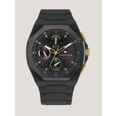 Tommy Hilfiger Watches Tommy Hilfiger Multifunction Black Silicone 44mm Black