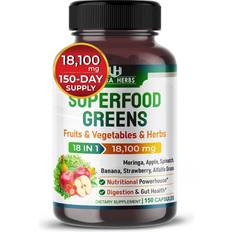 Ultra Herbs Superfood Greens 18 IN 1 18.100mg 150 pcs