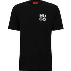 Hugo Boss Clothing Hugo Boss Decorative Reflective Logo T-shirt - Black