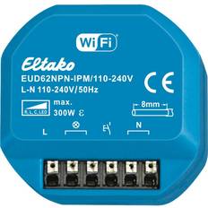 Eltako Klammern & Befestigungsmaterial Eltako EUD62NPN-IPM/110-240V Universal-Dimmaktor IP über Wi-Fi, bis 300W, Matter-ze