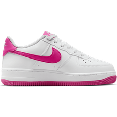 Nike air force pink Nike Air Force 1 GS - White/Laser Fuchsia