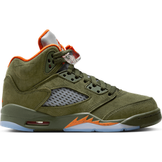 Sneakers Children's Shoes Nike Air Jordan 5 Retro GS - Army Olive/Solar Orange