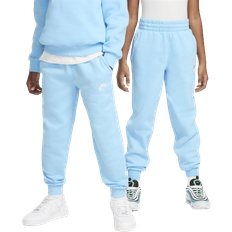 Nike Pants Children's Clothing Nike Big Kid's Sportswear Club Fleece Joggers - Aquarius Blue/White