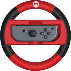 Nintendo Switch - Trådløs Ratt & Racingkontroller Hori Nintendo Switch Mario Kart 8 Deluxe Racing Wheel Controller - Black/Red