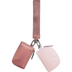Wallets & Key Holders Lululemon Dual Pouch Wristlet - Spiced Chai/Flush Pink