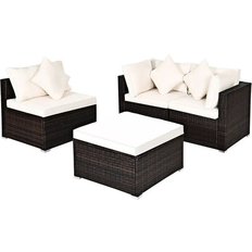 Rattan Patio Furniture Goplus 4-piece