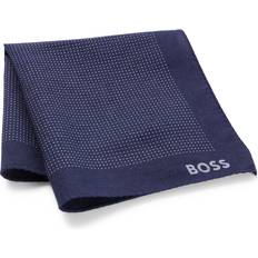 Handkerchiefs Hugo Boss Men's Printed Pocket Square Dark Blue