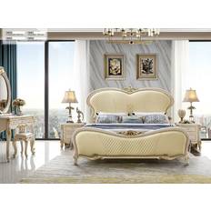 Betten-Sets JVMoebel Klassischer Schlafzimmer 3tlg. Luxus Betten-Sets