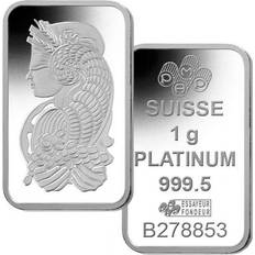 Various Mints Platinum Bars In Assay 1g