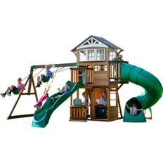 Inflatable Playground Backyard Discovery Bristol Point Swing Set