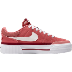 Røde Joggesko Nike Court Legacy Lift W - Adobe/Team Red/Dragon Red/White
