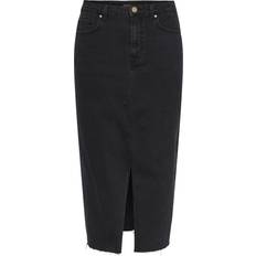 Slim-fit Röcke Pieces Jessie Denim Skirt - Black