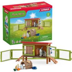 Bauernhöfe Spielzeuge Schleich Farm World Rabbit Hutch 42420