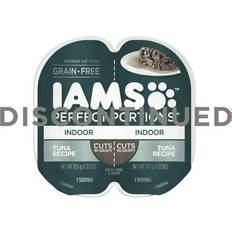 IAMS Cats Pets IAMS PERFECT PORTIONS Indoor Wet Cat Food Cuts Free Tuna Recipe Twin-Pack Trays
