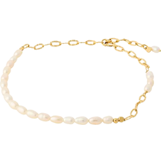 Ankelkjeder Pernille Corydon Seaside Anklet - Gold/Pearls