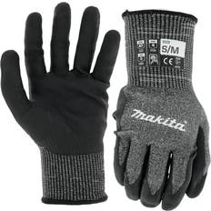 Makita Work Clothes Makita Advanced FitKnit Cut Level 7-Nitrile Coated Dipped Outdoor and Work Gloves Small/Medium