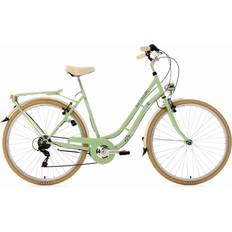 KS Cycling Women's City Bike 6 Speed Casino 28 inch - Green Damenfahrrad