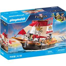 Piraten Spielzeuge Playmobil Small Pirate Ship 71418