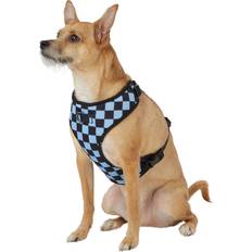 Top Paw Blue Checkered Comfort Dog Harness Small