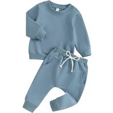 Infant Sweatshirt & Pant Tracksuit - Blue
