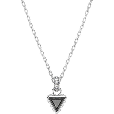 Herren Halsketten Swarovski Stilla Pendant Necklace - Silver/Black/Transparent
