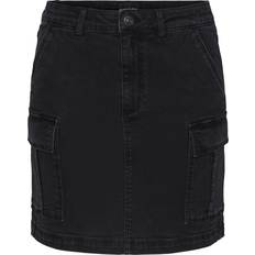 Pieces Jessie Denim Skirt - Black
