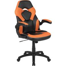Emma + Oliver Z100 Gaming Chair Racing Office Ergonomic Computer Pc Adjustable Chair Orange