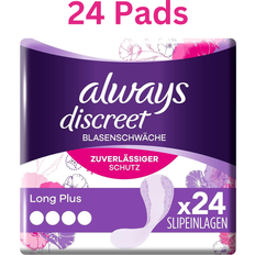 Always Intimhygiene & Menstruationsschutz Always Discreet Comlete Protection Inkontinenz Slipeinlagen Long Plus