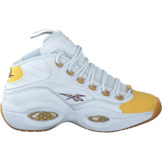 Reebok Men Sport Shoes Reebok Question Mid M - White/Yellow/Ultraviolet