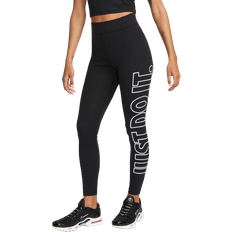 Nike Sportswear Classics Women's Graphic High Waisted Leggings - Black/White