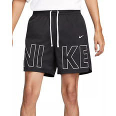 Breathable Shorts Nike Sportswear Men's Woven Flow Shorts - Black/White