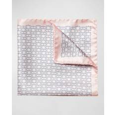 Eton Clothing Eton Geometric-print Silk Pocket Square