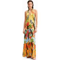 Desigual Clothing Desigual Tropical Halter Cover-up Dress