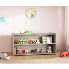 Shelves Tot Mate Laminate Toddler Double Sided Storage Shelf