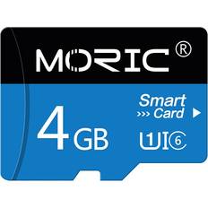 MicroSD Minnekort & minnepenner Moric MicroSD Class 6 UHS-I U1 4GB +adapter